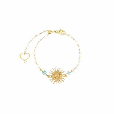 BRACCIALE SOLE E APATITE BRACCIALE SOLE E APATITE