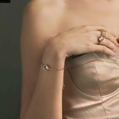 BRACCIALE ELIZABETH AMETISTA LAVANDA
