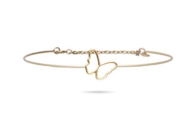 Bracciale farfalla oro giallo 9 kt