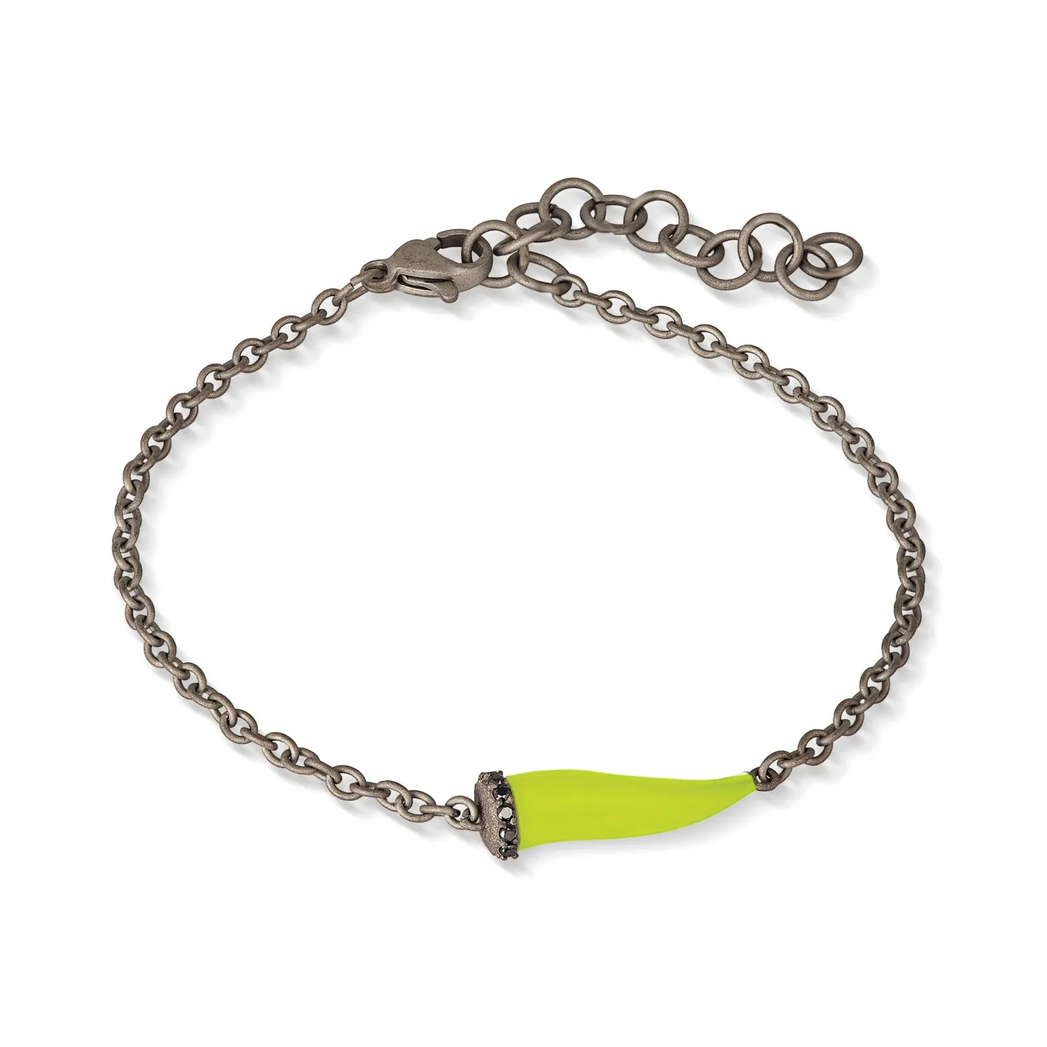 Bracciale "Lucky horn" giallo FLUO Bracciale "Lucky horn" giallo FLUO