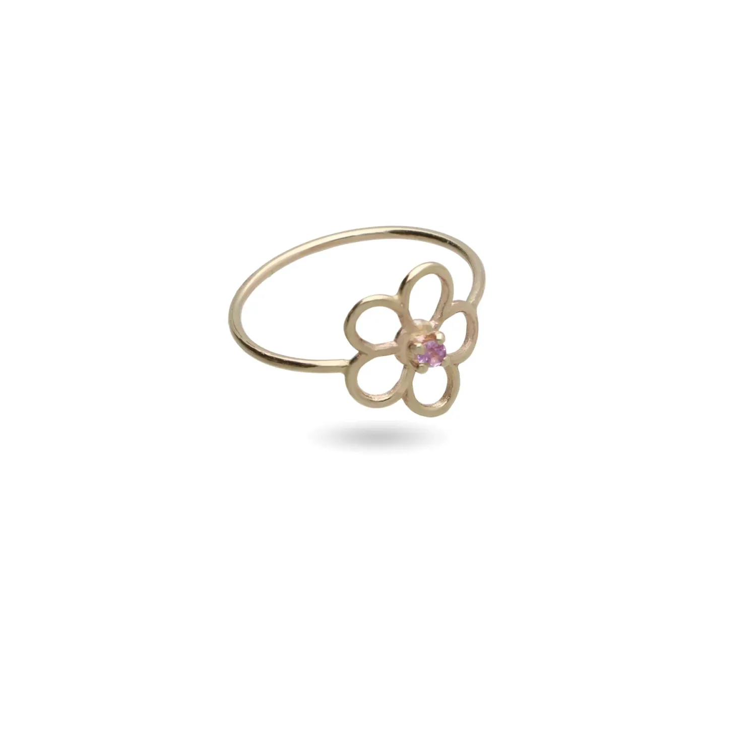 Anello Filodamore Essenziale Fiore in Oro 9kt con gemme