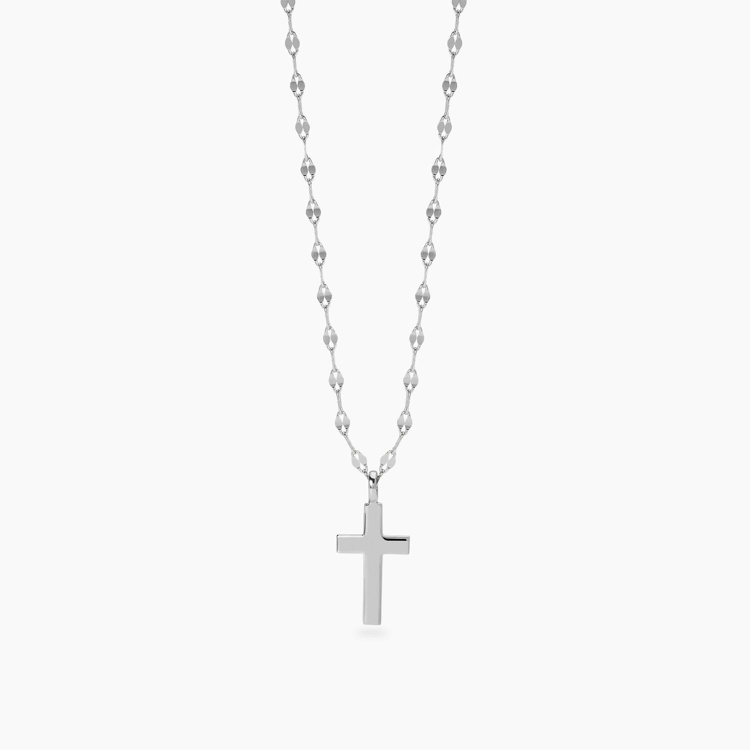 Girocollo in argento con croce CREDI IN ME