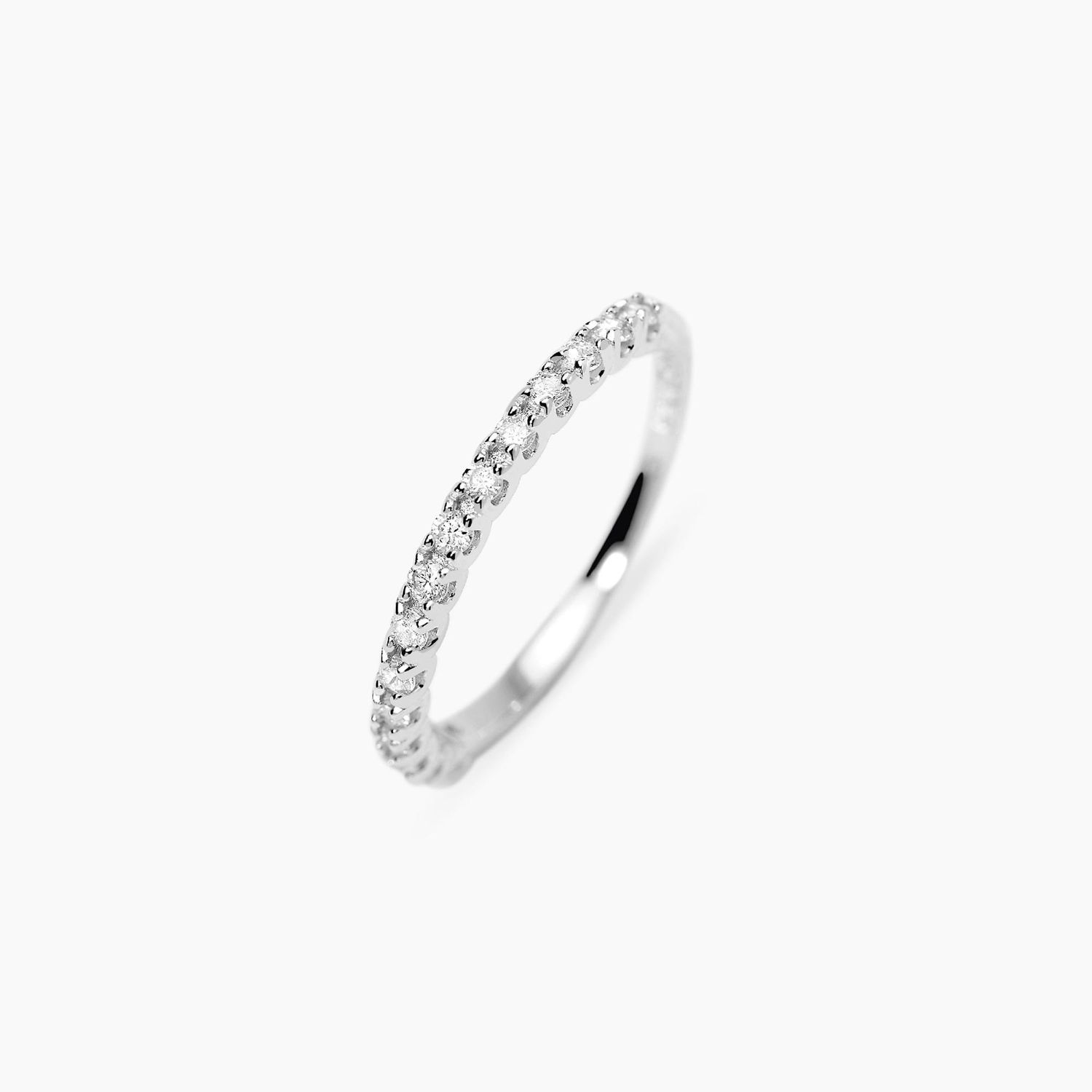 Anello mezza veretta con diamanti lab-grown 0,27 carati MY DIAMOND