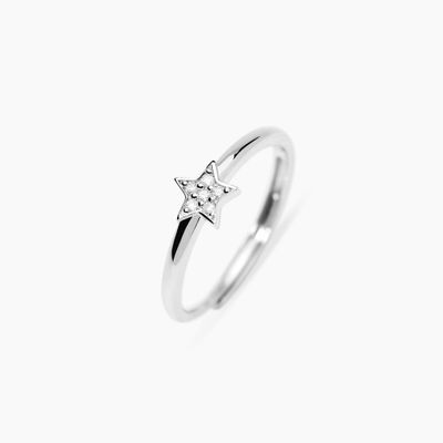 Anello con stella in diamanti lab-grown 0,05 carati MY DIAMOND Anello con stella in diamanti lab-grown 0,05 carati MY DIAMOND