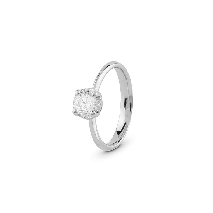 Anello solitario ct. 0,50 D-SI1 (GIA) Anello solitario ct. 0,50 D-SI1 (GIA)