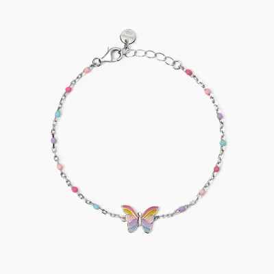 Bracciale con farfallina smaltata BUTTERFLY Bracciale con farfallina smaltata BUTTERFLY