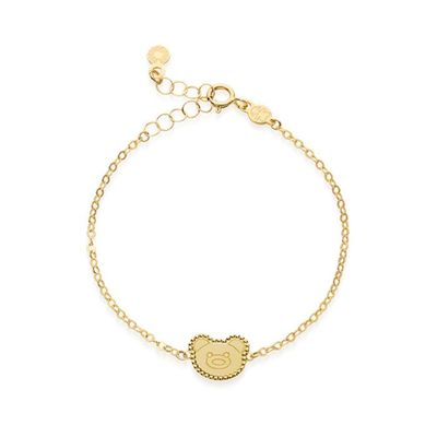 Bracciale Scintille in oro giallo e Orsetto Bracciale Scintille in oro giallo e Orsetto