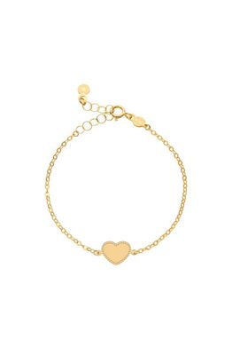 Bracciale Scintille in oro giallo e Cuore Bracciale Scintille in oro giallo e Cuore