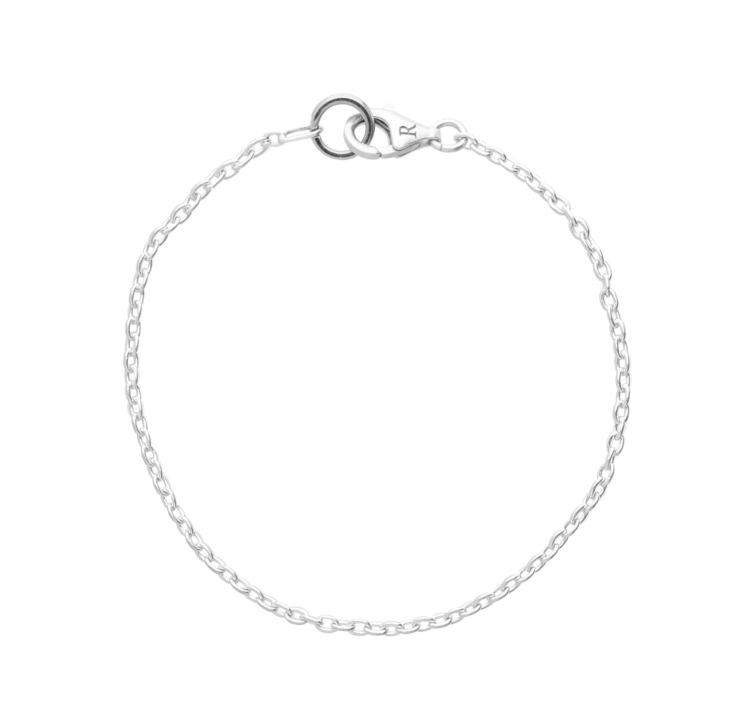 Bracciale argento con moschettone Bracciale argento con moschettone