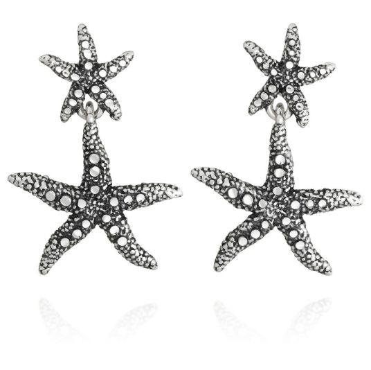 Orecchini cascata stelle marine Orecchini cascata stelle marine