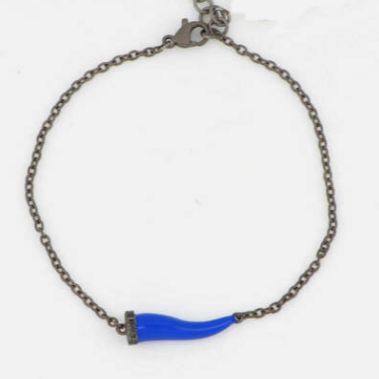 Bracciale "Lucky horn" blu Bracciale "Lucky horn" blu