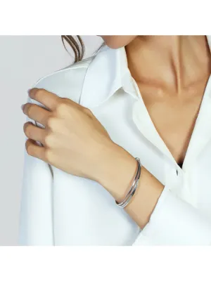 Bracciale rigido in argento