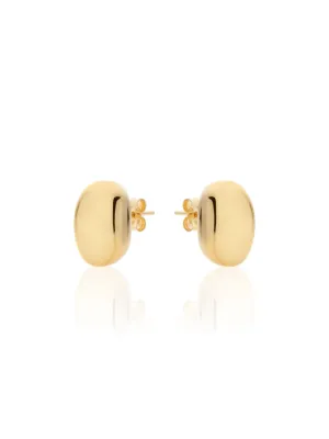Orecchini in argento dorato medi Boule Orecchini in argento dorato medi Boule