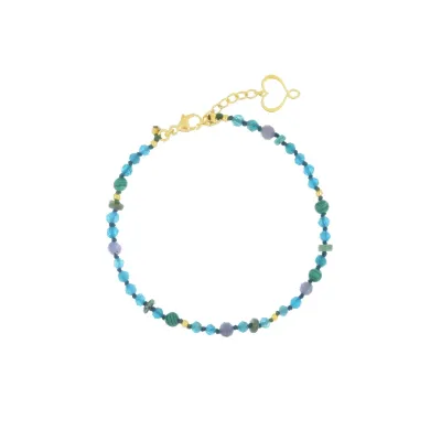 BRACCIALE NODI APATITE BRACCIALE NODI APATITE