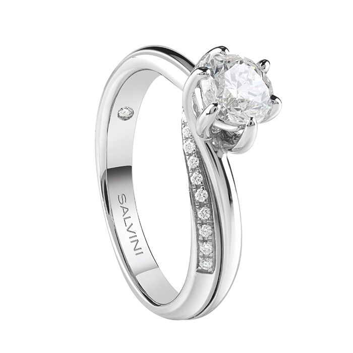 Anello "Lavinia" incassato Anello "Lavinia" incassato