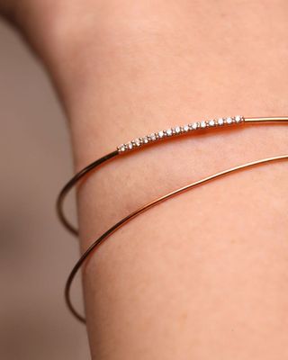BRACCIALE CUPIDO oro giallo e diamanti