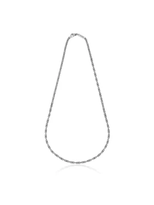 Collana in argento catena bizantina Collana in argento catena bizantina