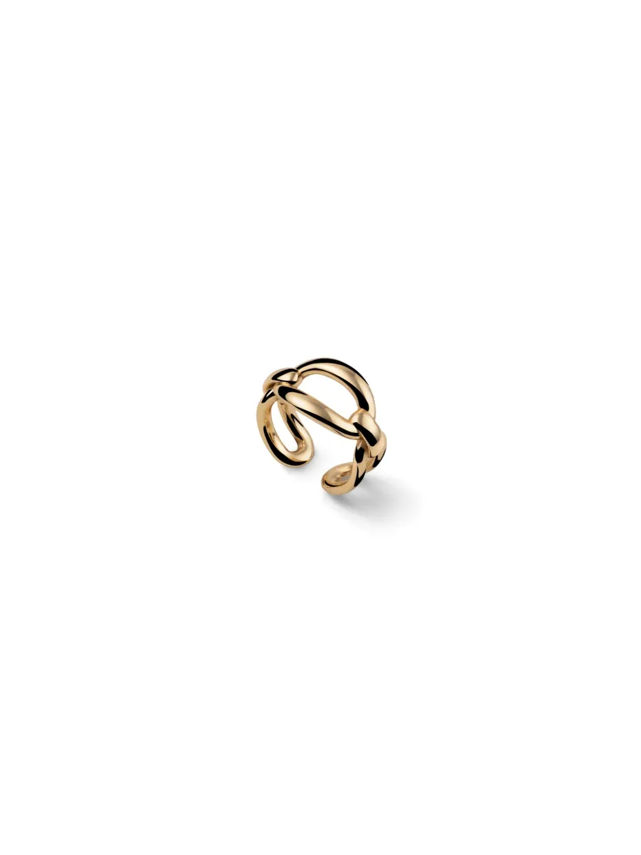 Anello Catena Ovale Dorata Anello Catena Ovale Dorata
