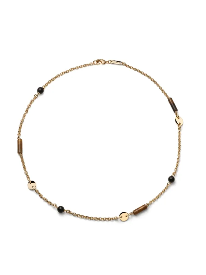 Collana Joya con Onice e Occhio di Tigre Collana Joya con Onice e Occhio di Tigre