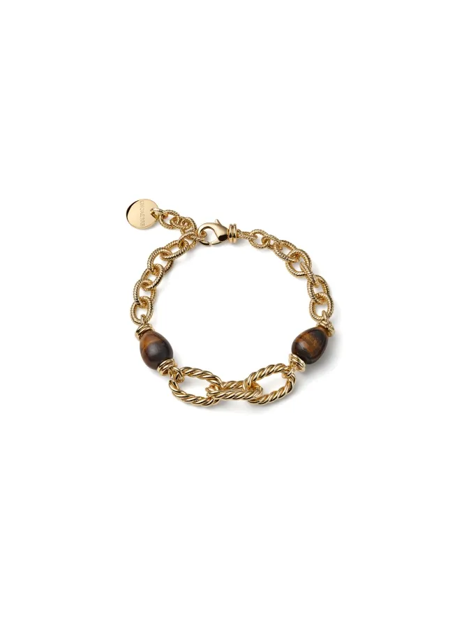 Bracciale Torchon e Occhio di Tigre Bracciale Torchon e Occhio di Tigre