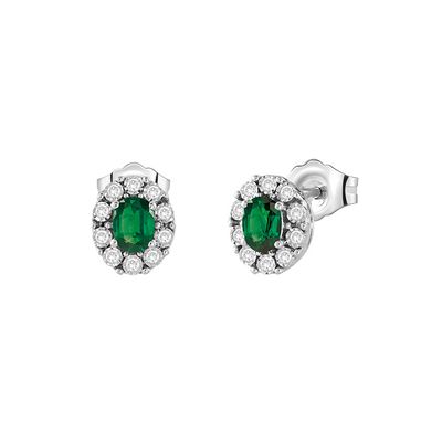 Orecchini "REGAL" smeraldi e diamanti Orecchini "REGAL" smeraldi e diamanti