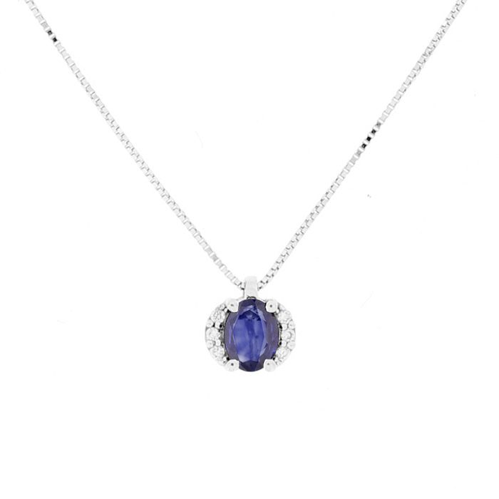Collier "LeFavole" 9 kt zaffiro Collier "LeFavole" 9 kt zaffiro