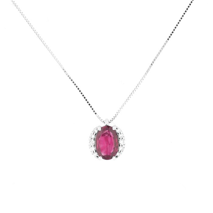 Collier "LeFavole" 9 kt Rubino
