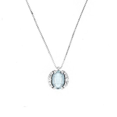 Collier "LeFavole" 9 kt acquamarina Collier "LeFavole" 9 kt acquamarina