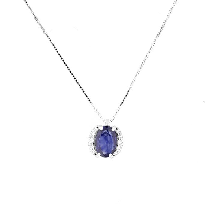 Collier "LeFavole" 9 kt zaffiro Collier "LeFavole" 9 kt zaffiro