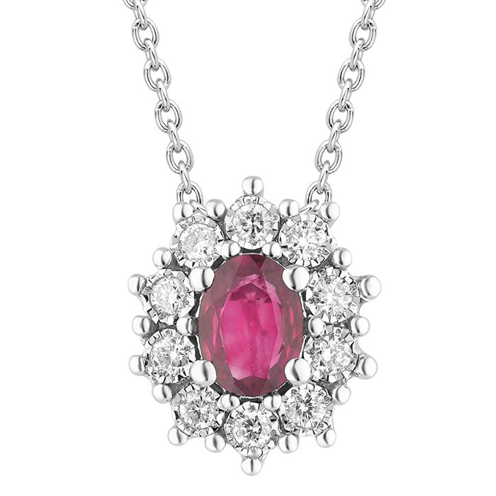 Collier "Charleston" con rubino Collier "Charleston" con rubino