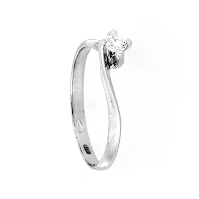 Anello "LeFavole" contrariè 9 kt ct. 0,05 GSI Anello "LeFavole" contrariè 9 kt ct. 0,05 GSI