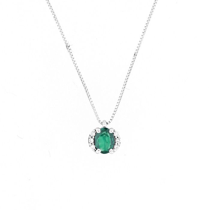Collier "LeFavole" 9 kt Smeraldo Collier "LeFavole" 9 kt Smeraldo