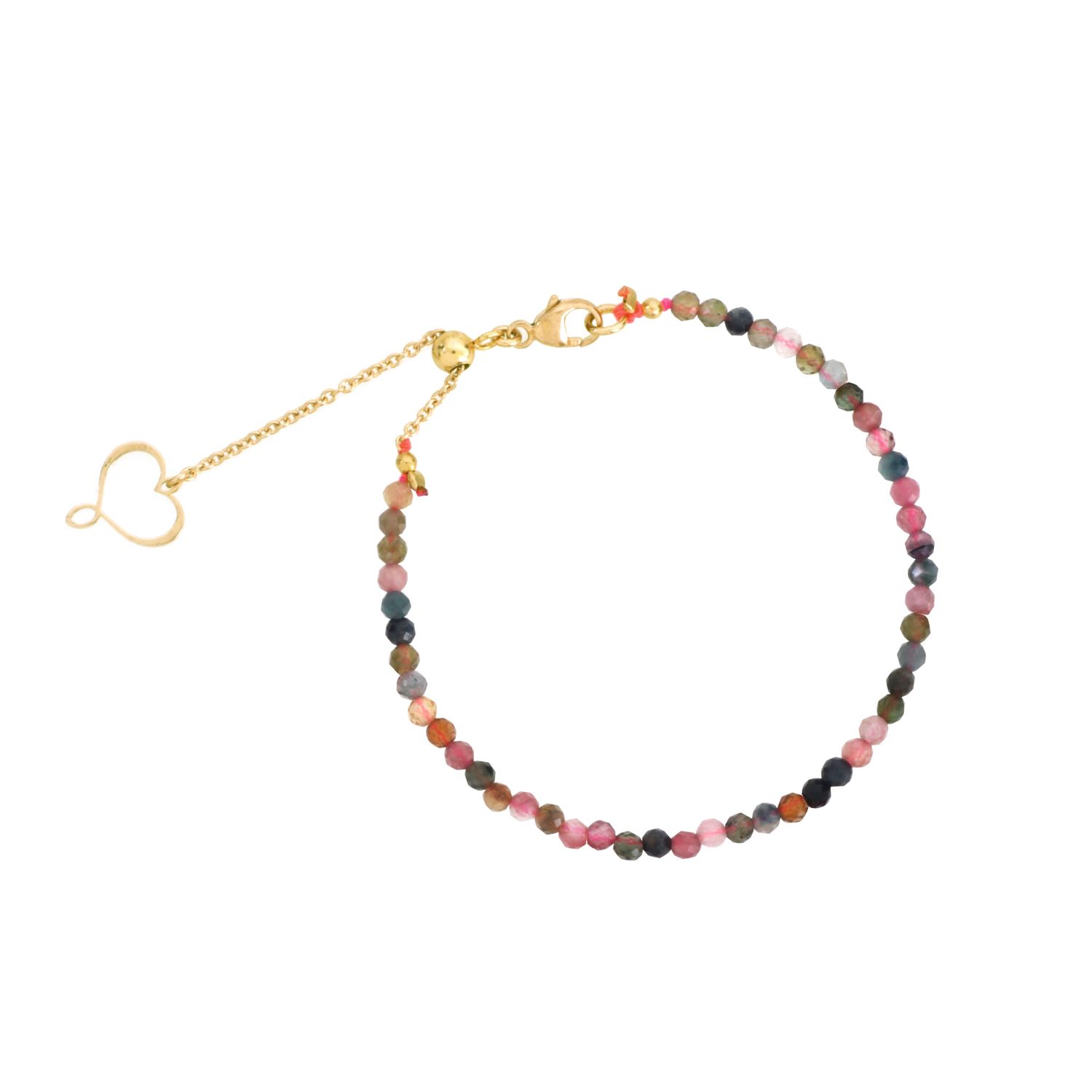 Bracciale Pietre Tormalina Multicolor Bracciale Pietre Tormalina Multicolor
