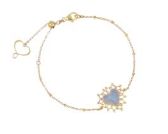 Bracciale con cuore sacro smaltato Bracciale con cuore sacro smaltato