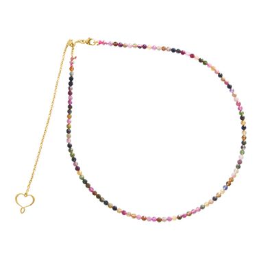 Girocollo Pietre Tormalina Multicolor Girocollo Pietre Tormalina Multicolor