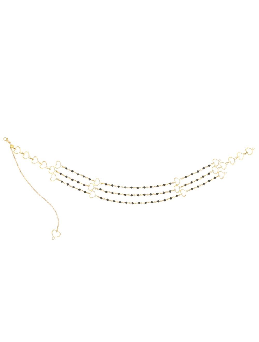 Girocollo/Chocker 3 fili Trame con rosario spinello Girocollo/Chocker 3 fili Trame con rosario spinello