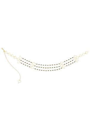 Girocollo/Chocker 3 fili Trame con rosario spinello Girocollo/Chocker 3 fili Trame con rosario spinello