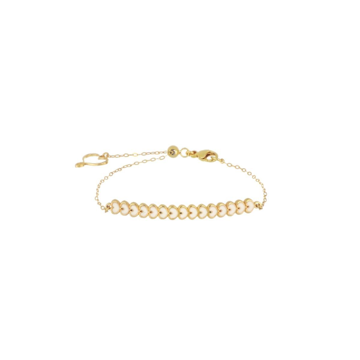 Bracciale Maman con elemento passante bianco Bracciale Maman con elemento passante bianco