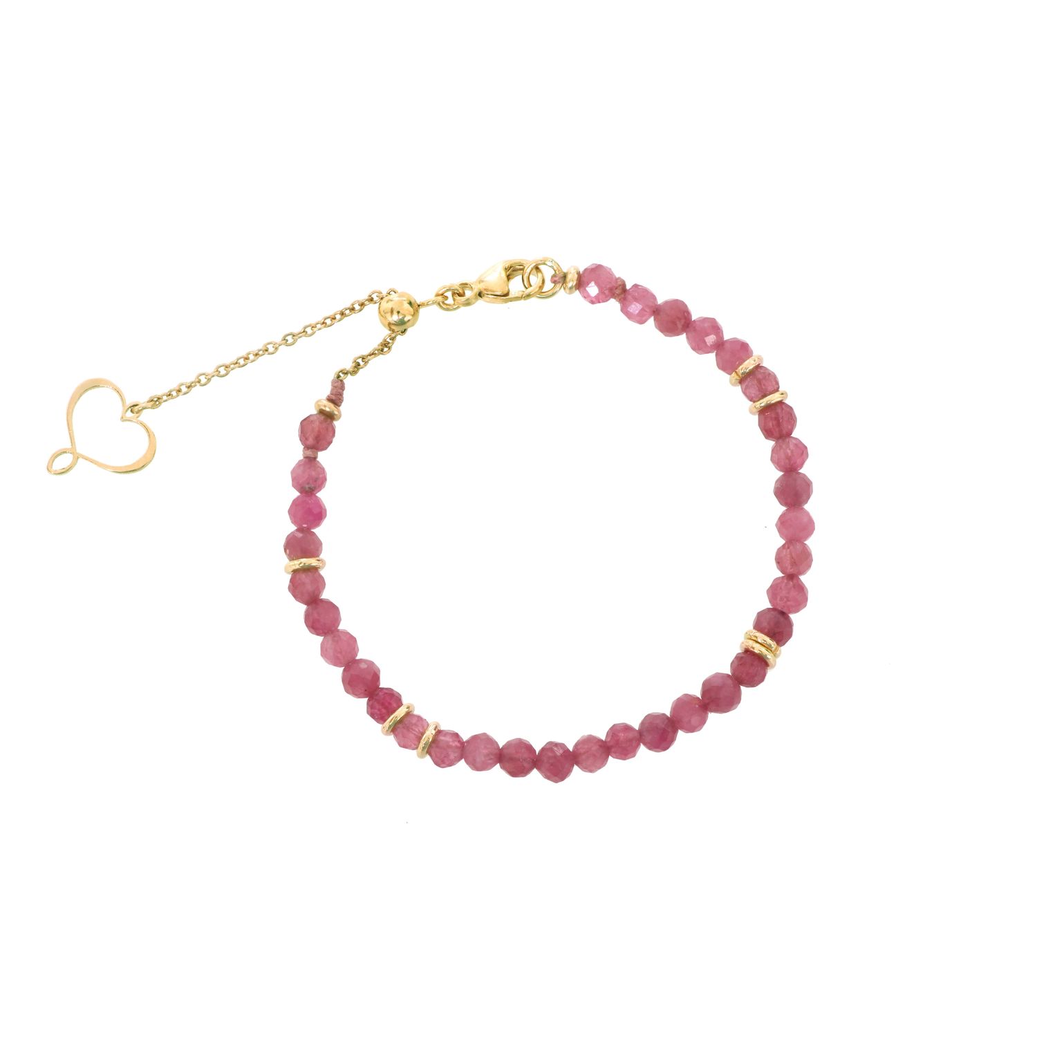 Bracciale con tormalina rosa Bracciale con tormalina rosa