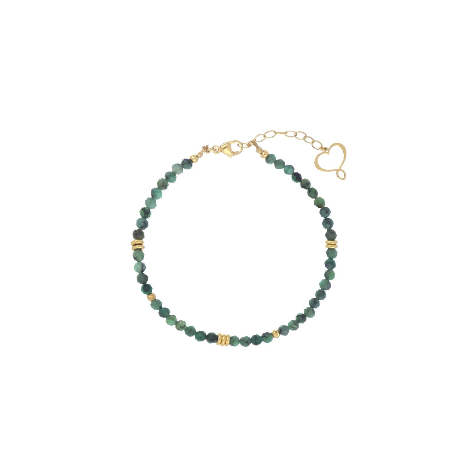 Bracciale Pietre con smeraldo Bracciale Pietre con smeraldo