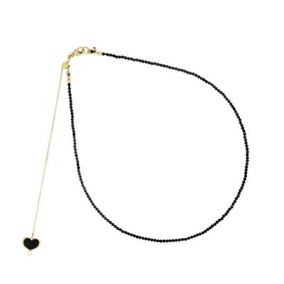 Girocollo Pentagramma in argento 925 galvanica oro giallo con spinello Girocollo Pentagramma in argento 925 galvanica oro giallo con spinello