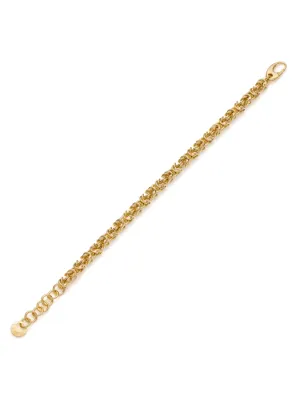 Bracciale in argento dorato bizantina