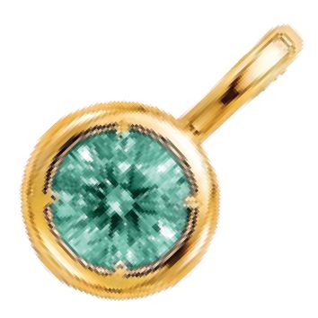 Cipollina oro giallo e tsavorite Cipollina oro giallo e tsavorite