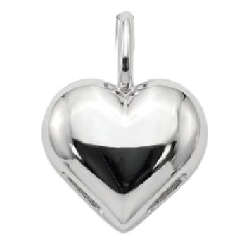 Ciondolo cuore in oro bianco Ciondolo cuore in oro bianco
