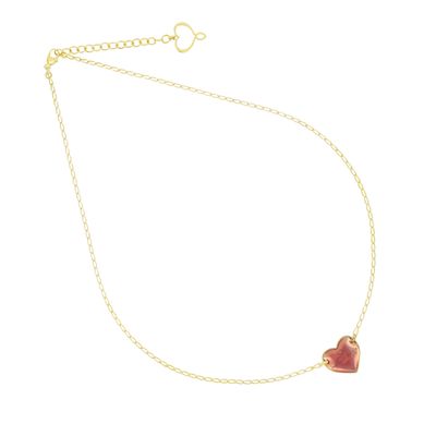 Girocollo Archivio con cuore passante Girocollo Archivio con cuore passante