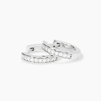 Orecchini a cerchio con diamanti lab-grown 0,20 carati MY DIAMOND