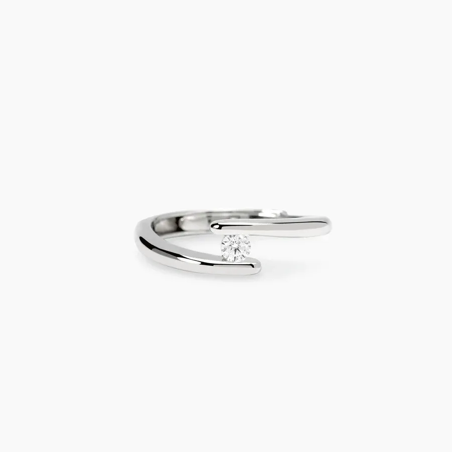 Anello solitario con diamante lab-grown 0,1 carati MY DIAMOND Anello solitario con diamante lab-grown 0,1 carati MY DIAMOND