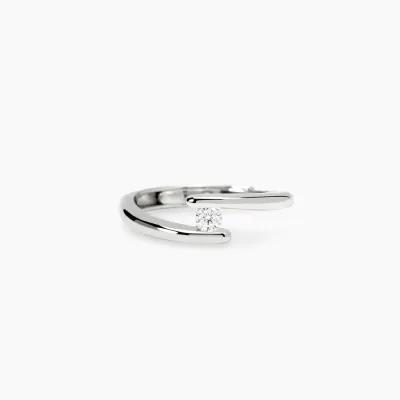 Anello solitario con diamante lab-grown 0,1 carati MY DIAMOND Anello solitario con diamante lab-grown 0,1 carati MY DIAMOND