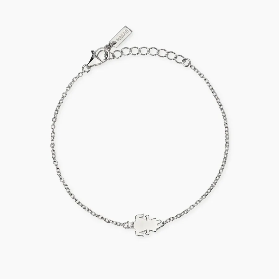 Bracciale con simbolo bimba con diamante lab-grown MY DIAMOND Bracciale con simbolo bimba con diamante lab-grown MY DIAMOND