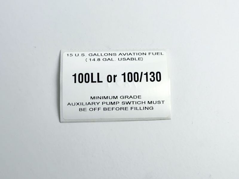 FA221-2 (Placard Filler, Neck, A185F, Extended Tip, 100LL)